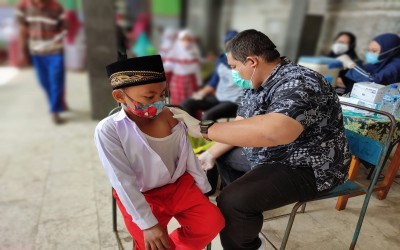 MI ASWAJA BESOLE, Sukses Selenggarakan Vaksinasi Dosis 1 Bagi Anak